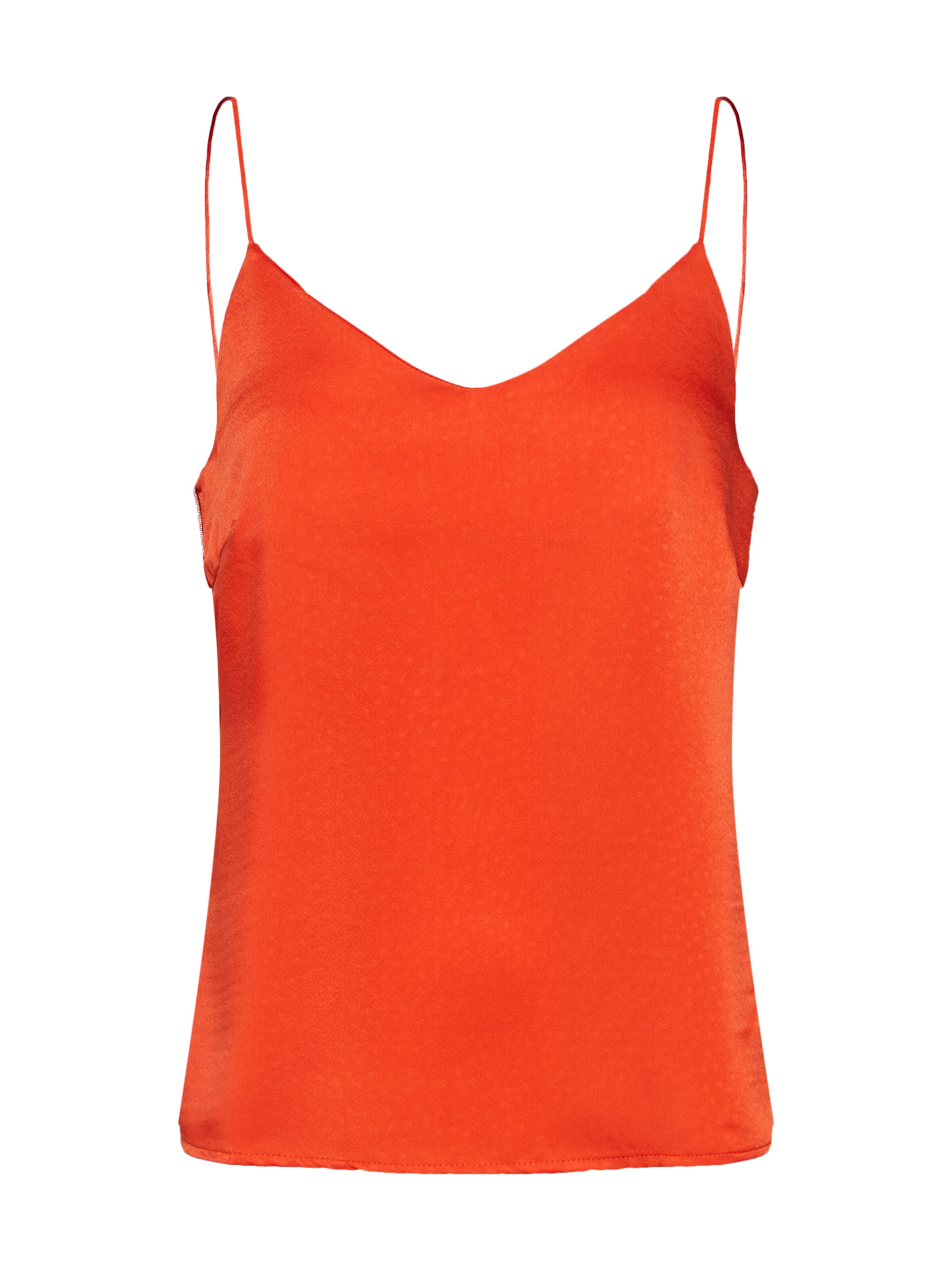 VILA - Top 'JUANA' in de kleur Oranjerood