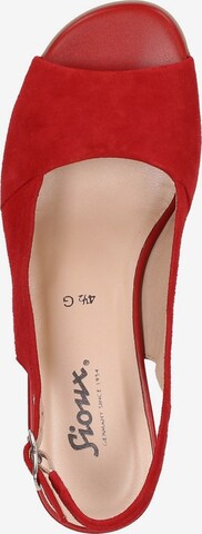 SIOUX Slingback Pumps 'Zippora' in Red