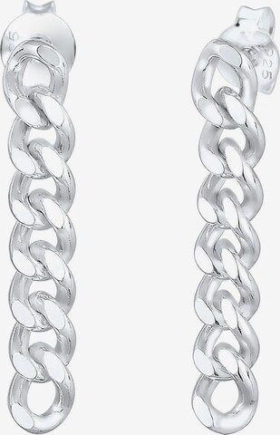 ELLI Earrings 'Twisted' in Silver: front