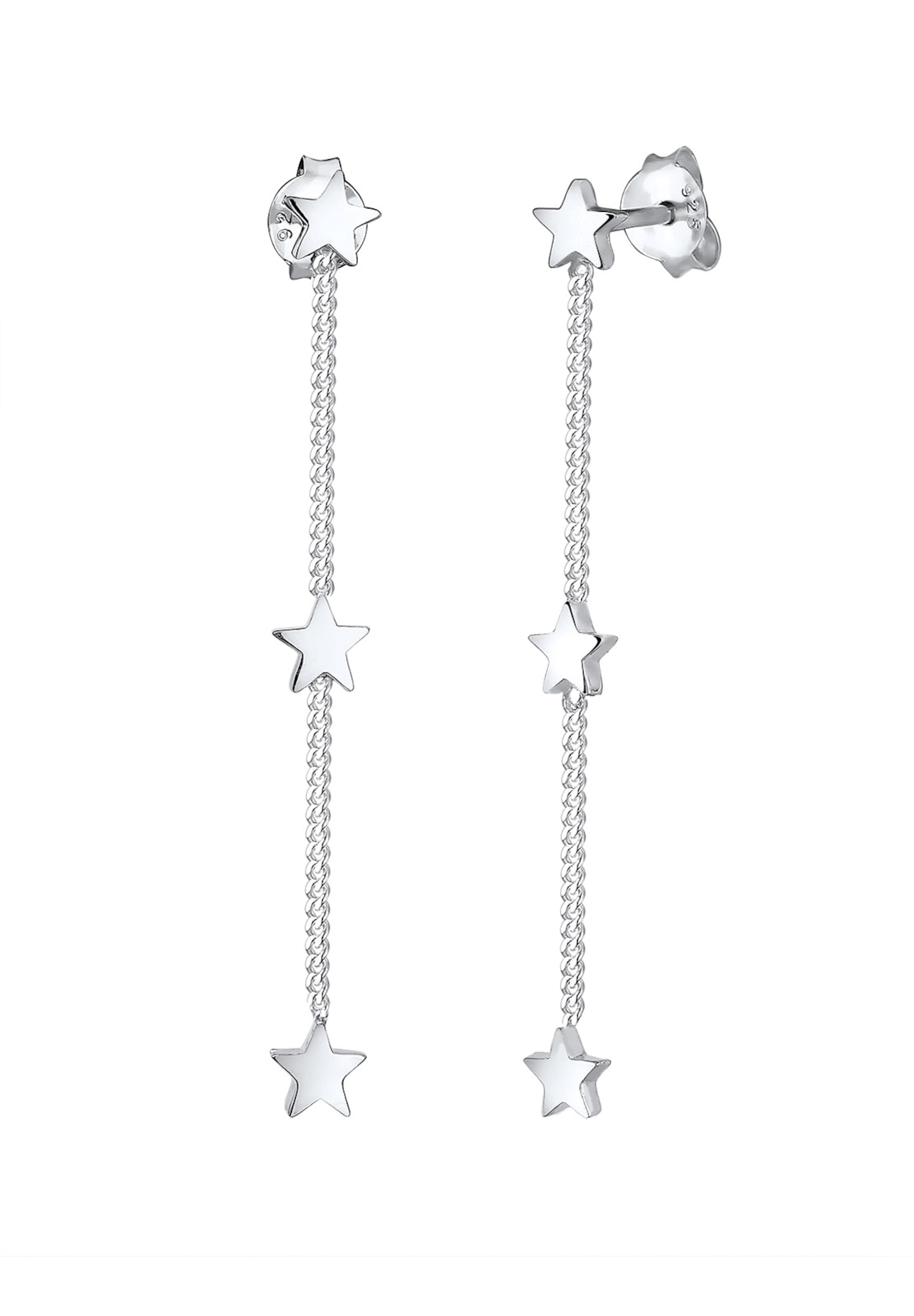 ELLI Ohrringe 'Astro Sterne' in Silber
