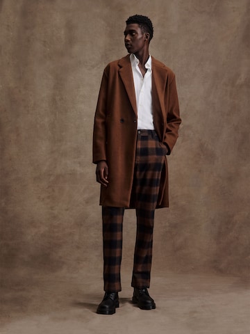 Sophisticated Brown Checkered Look