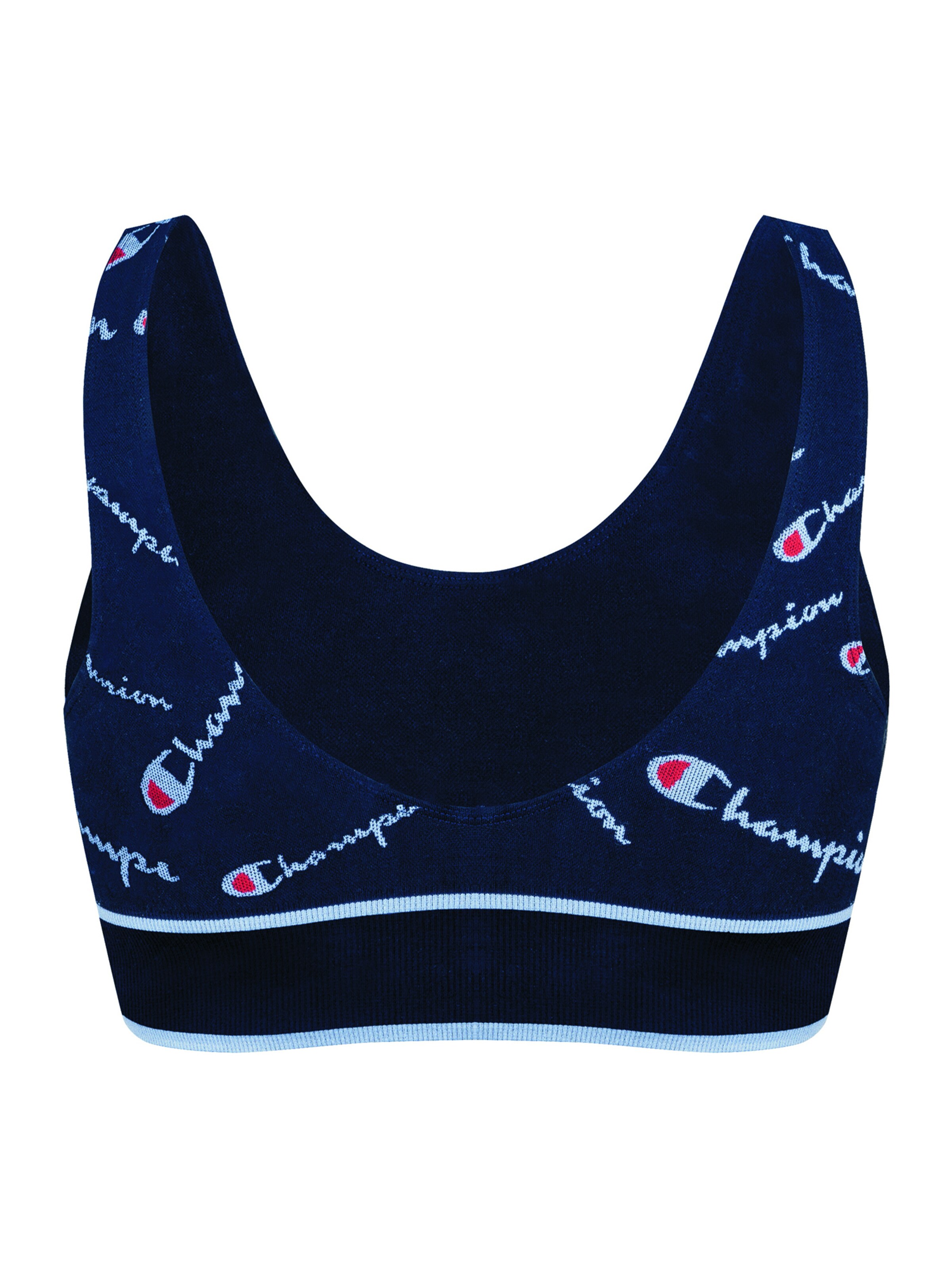 Champion Authentic Athletic Apparel - Bustier Sujetador deportivo 'Seamless' en azul