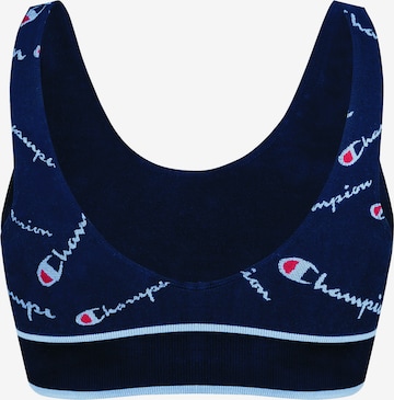 Champion Authentic Athletic Apparel Bustier Bralette 'Seamless' in Blau