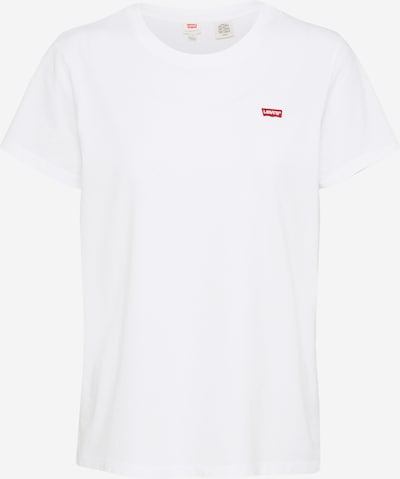 LEVI'S ® Shirt 'Perfect Tee' in rot / weiß, Produktansicht