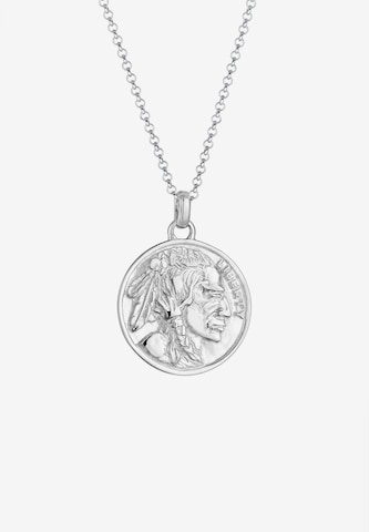 ELLI Halskette 'Münze' in Silber