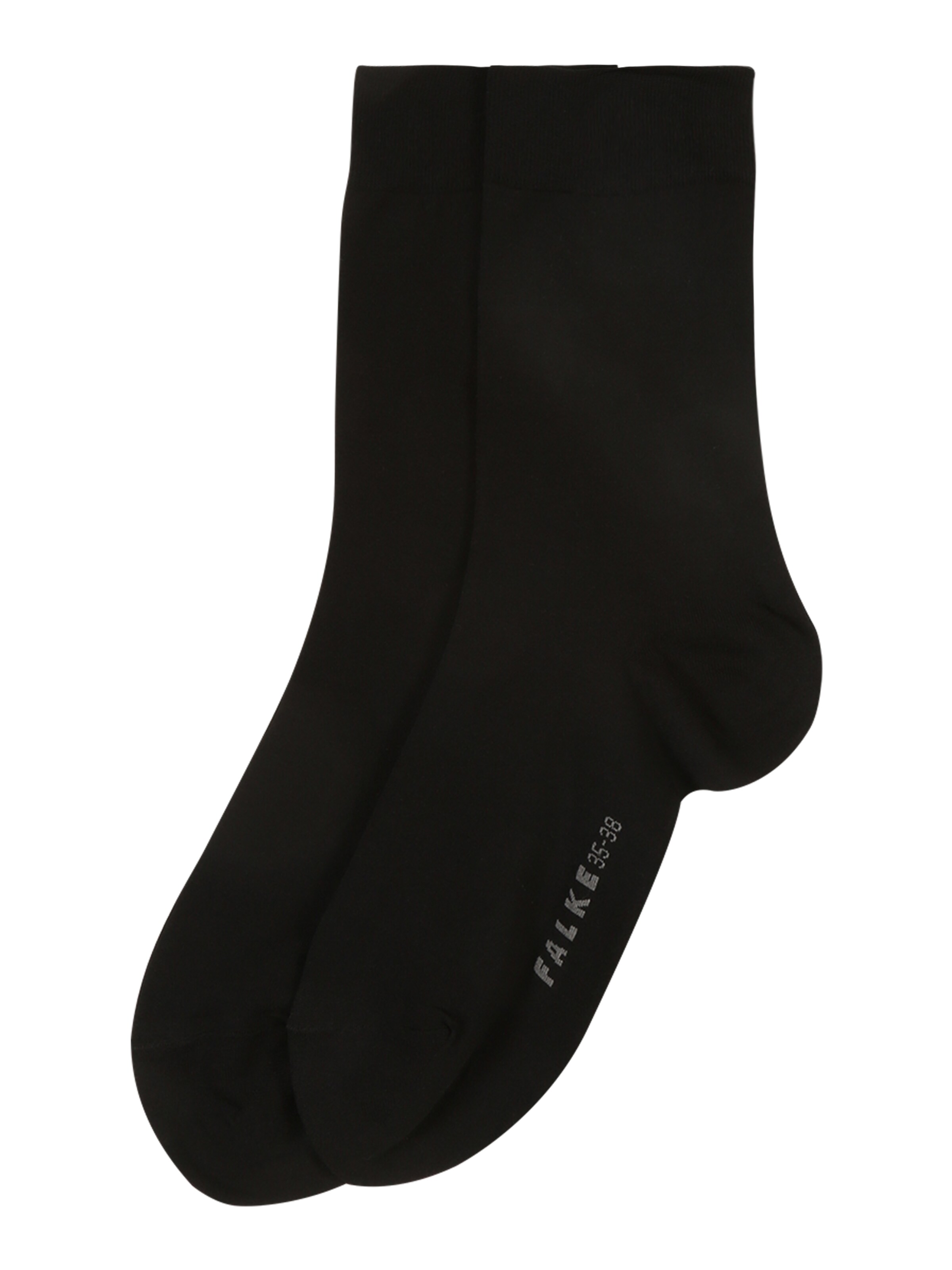 FALKE - Sokken 'CottonToBundle3' in de kleur Zwart