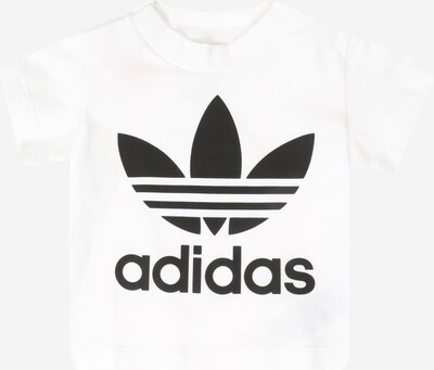 Tricou 'Trefoil' ADIDAS ORIGINALS pe negru / alb, Vizualizare produs