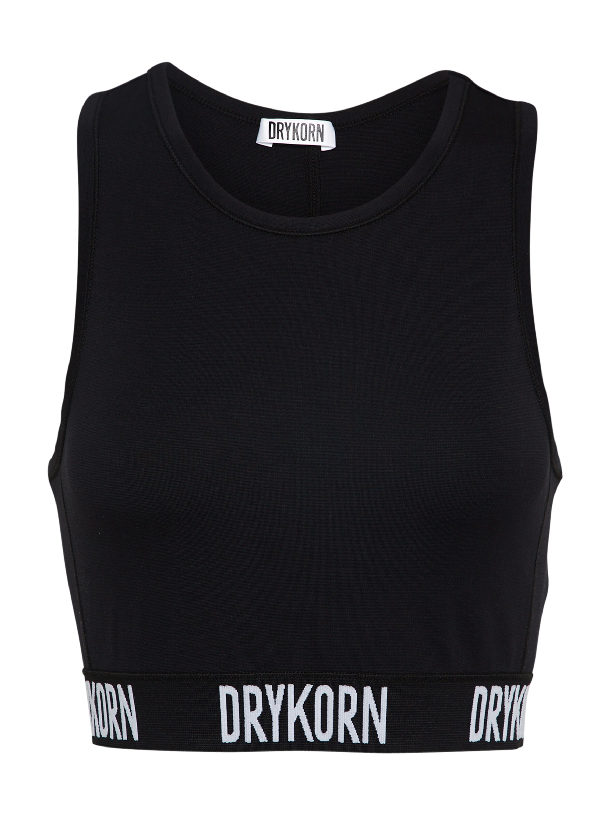 DRYKORN - Top 'SAMIA' in de kleur Zwart