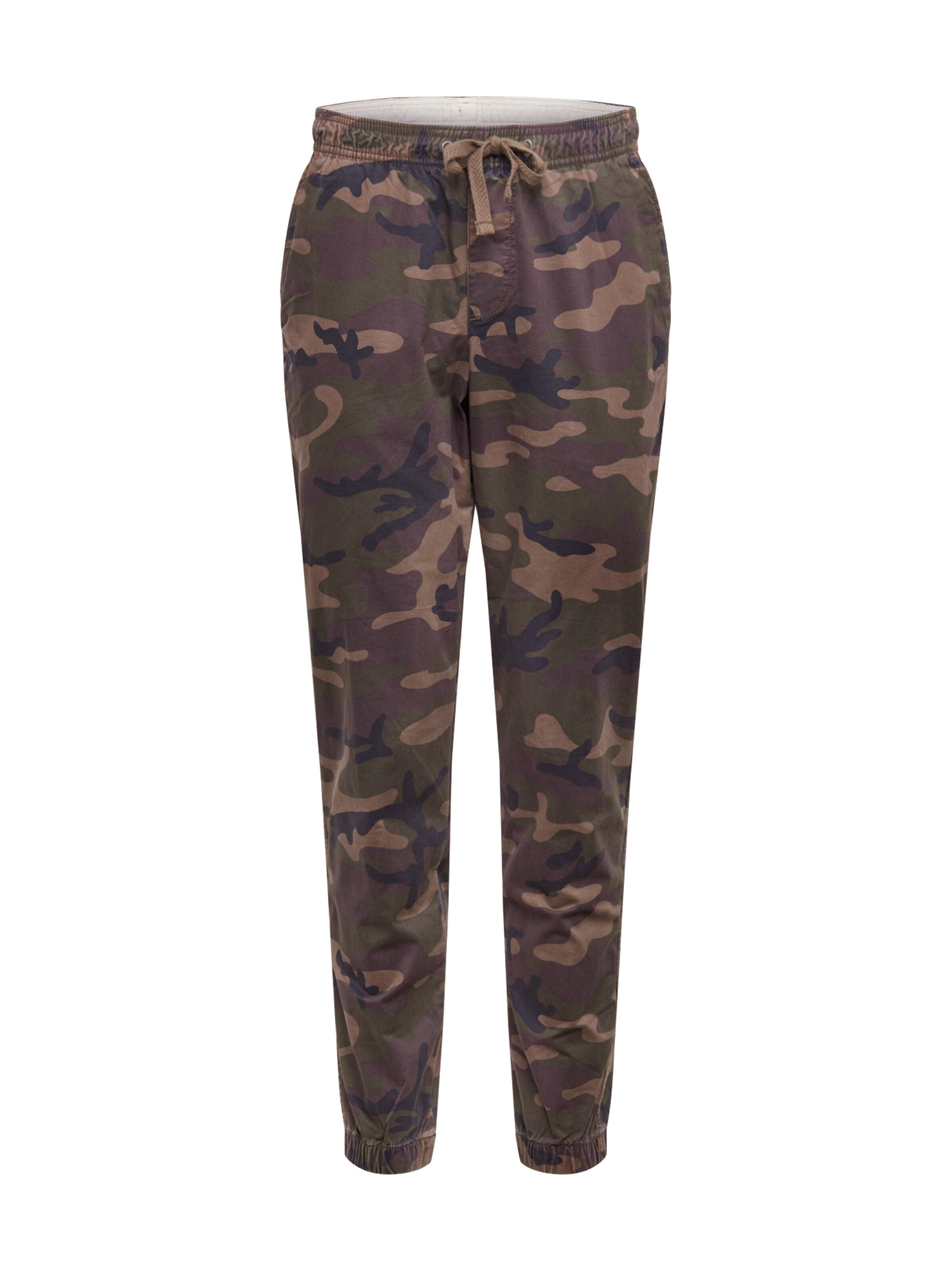 GAP - Broek 'WOVEN JOGGER NEW' in de kleur Bruin
