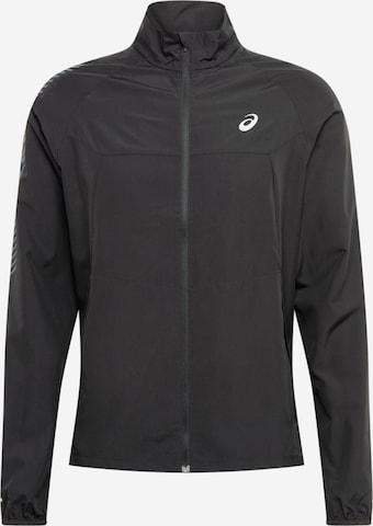 ASICS Regular fit Sports jacket in Black: front