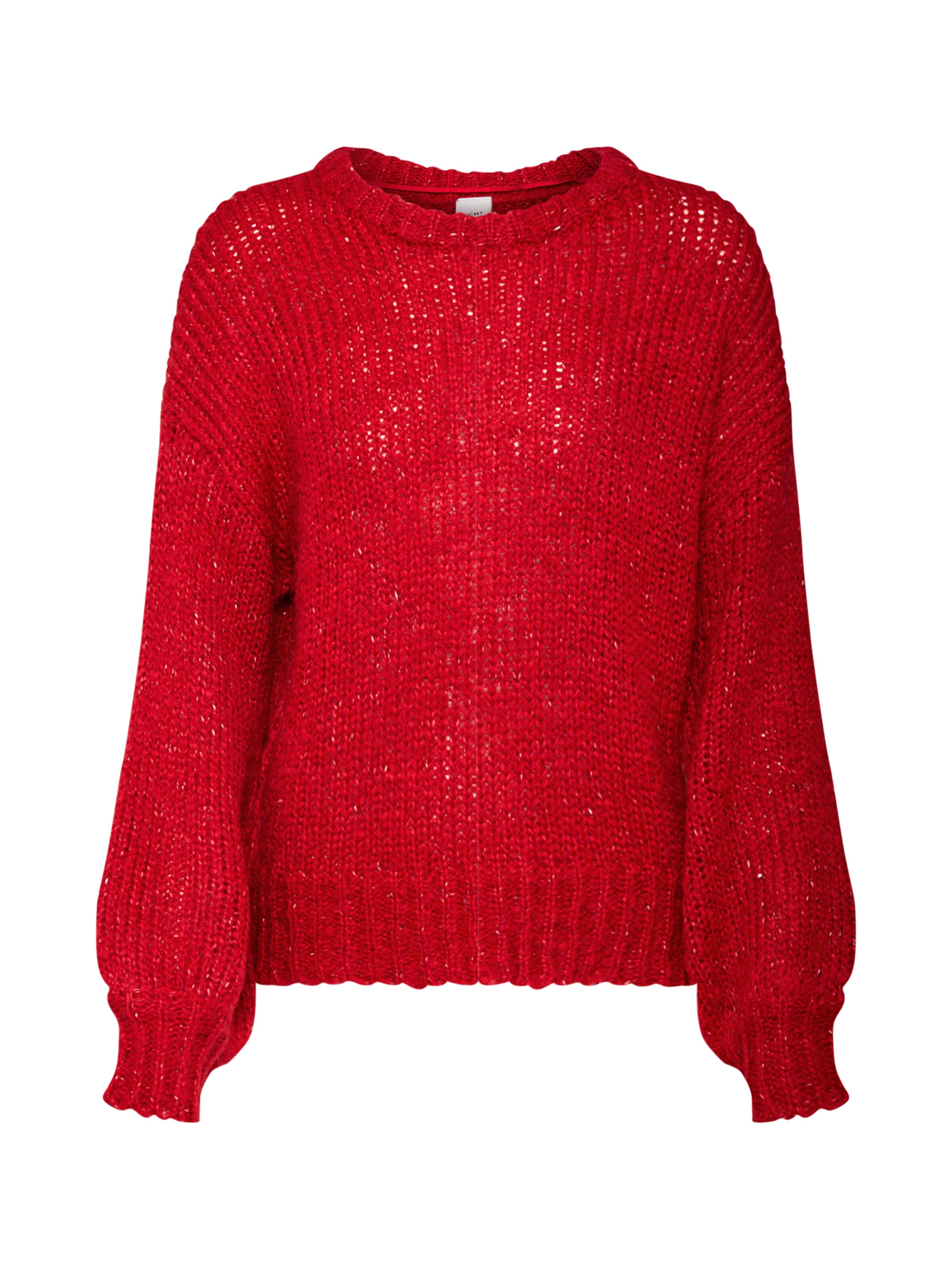 ICHI - Trui 'INES LS' in de kleur Rood