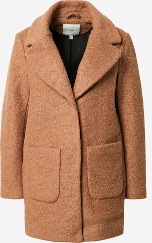 ICHI Between-Seasons Coat 'Stipa' in Brown: front