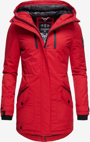 NAVAHOO Winter Coat in Red: front
