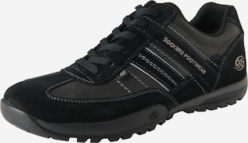 Dockers by Gerli Αθλητικό παπούτσι με κορδόνια σε μαύρο: μπροστά