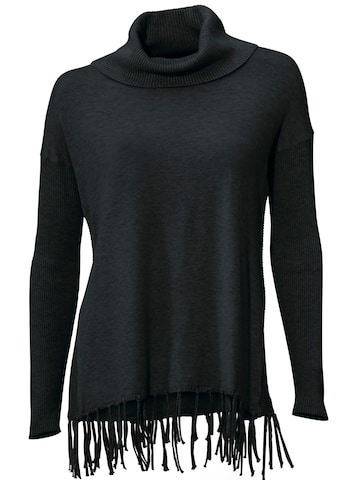 Pull-over heine en noir : devant