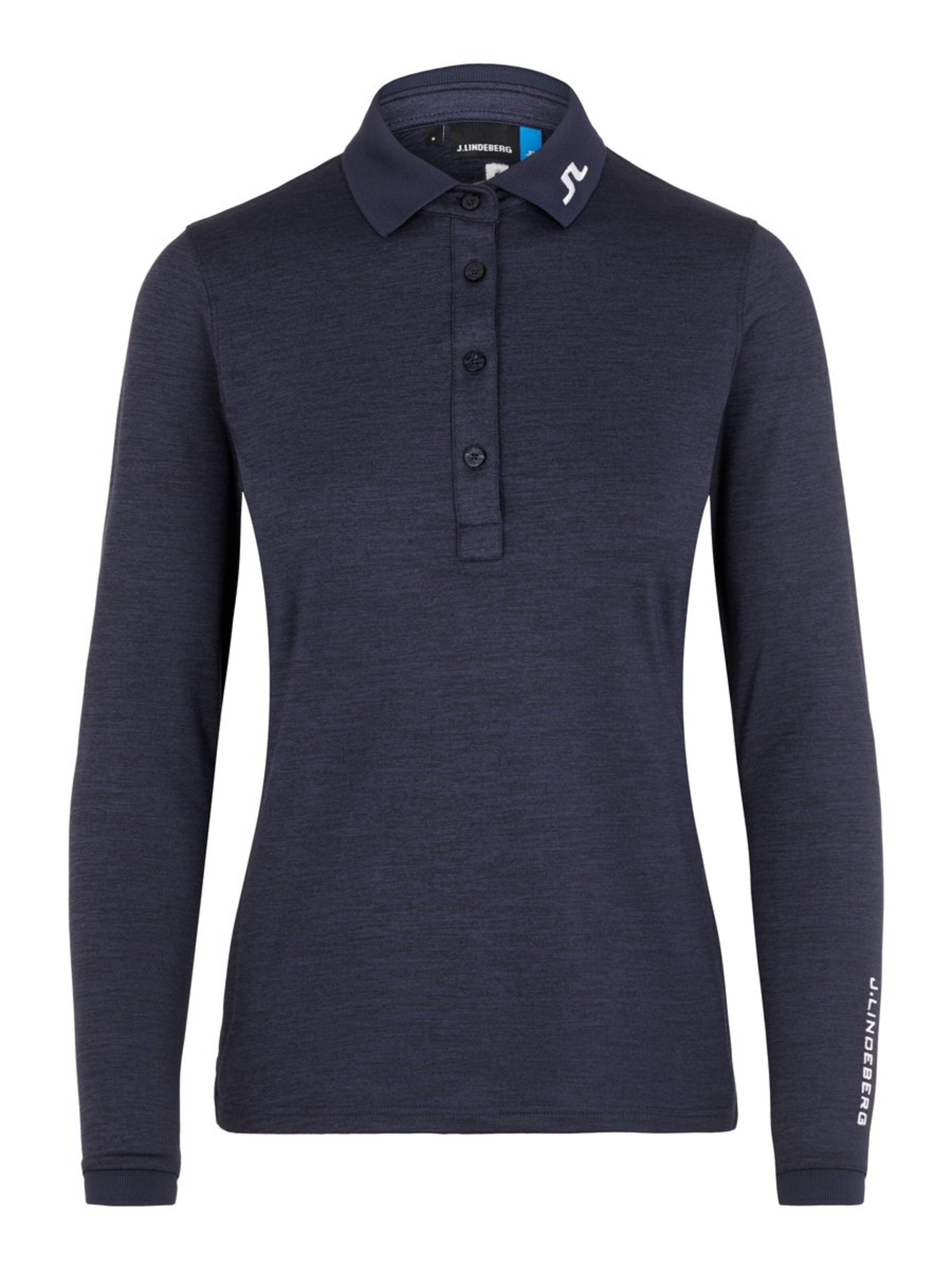 J.Lindeberg - Functioneel shirt in de kleur Navy