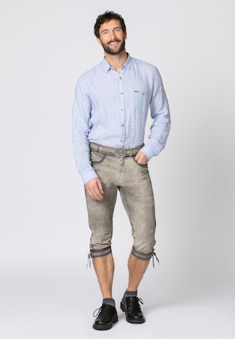 Regular Pantalon folklorique 'Siggi' STOCKERPOINT en gris : devant