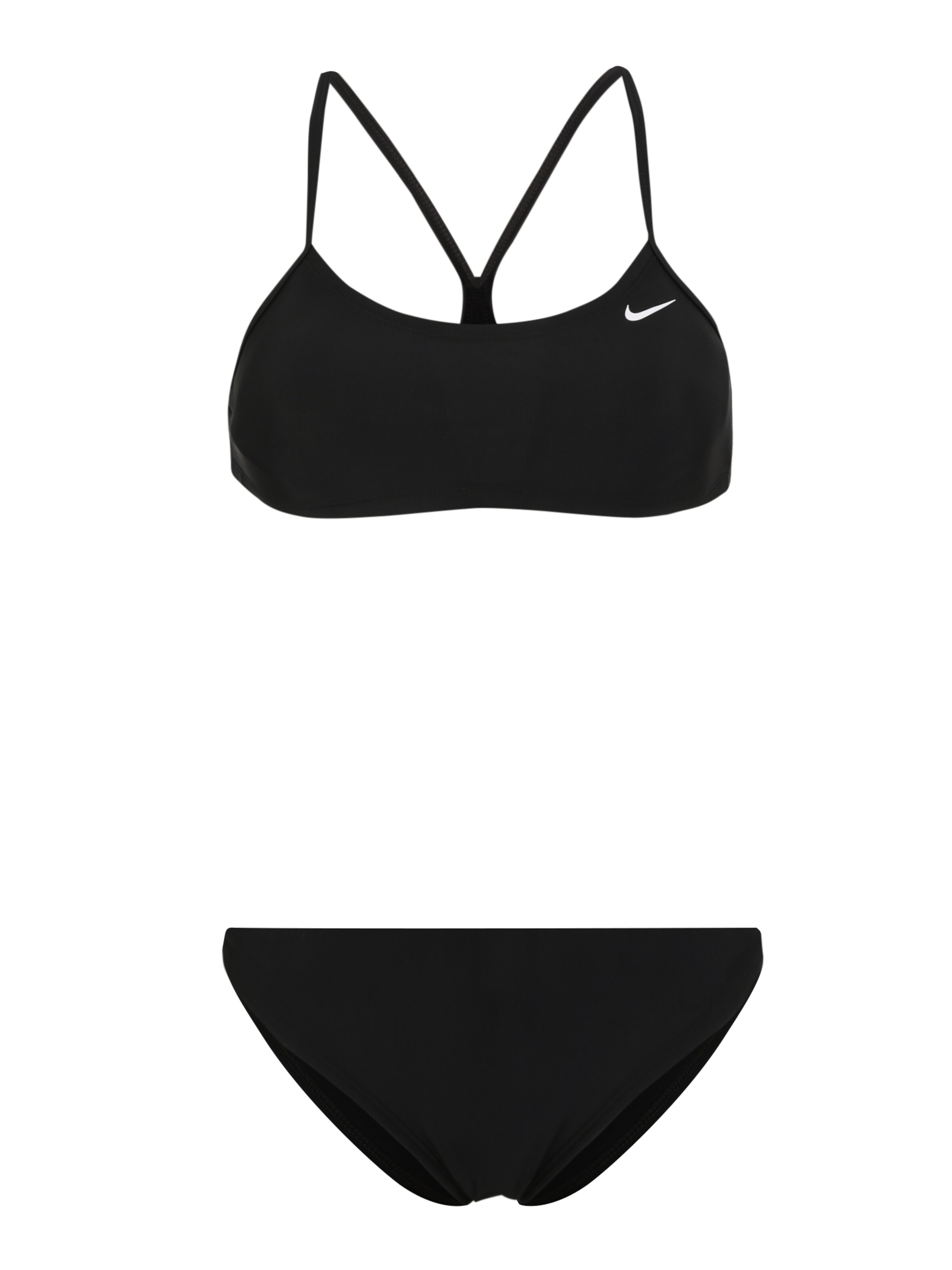 Nike Swim - Sportbikini 'Solid' in de kleur Zwart