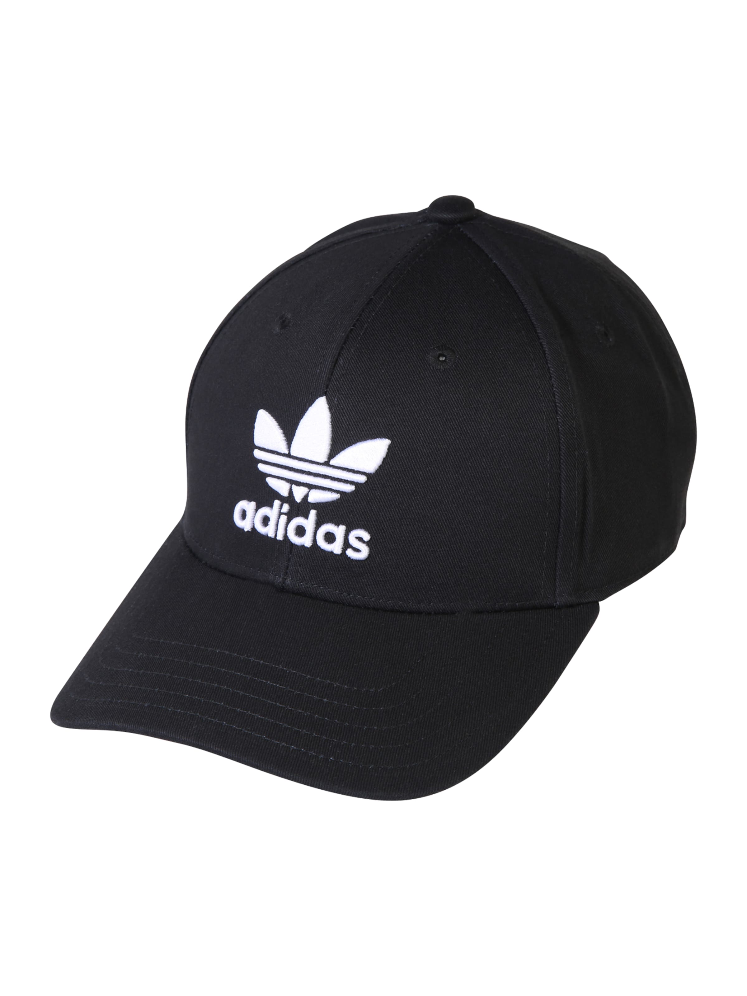 Cappello da baseball 'Trefoil' di ADIDAS ORIGINALS in nero: frontale