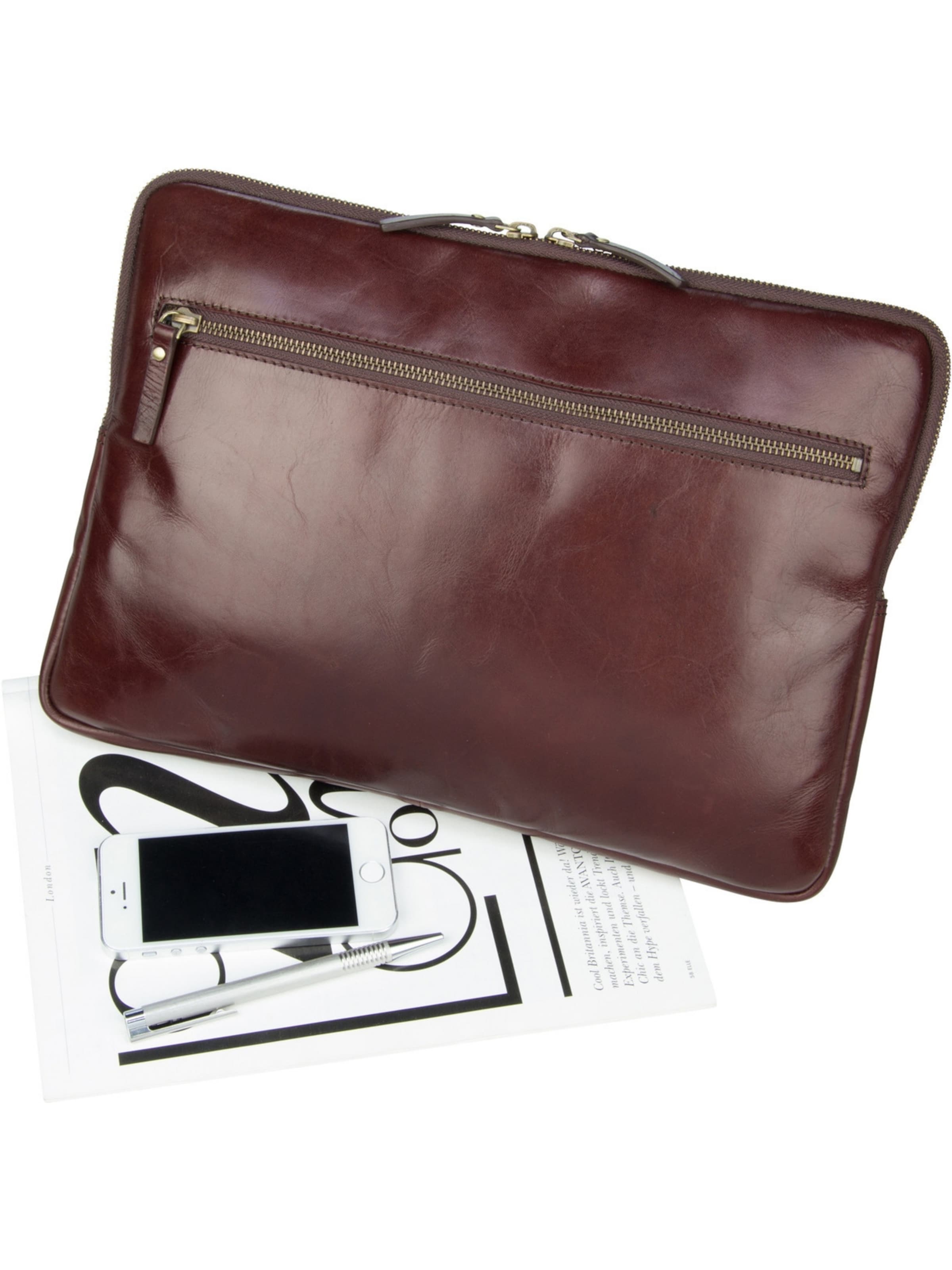 LEONHARD HEYDEN Laptop Bag 'Cambridge' in Brown