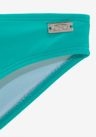 BUFFALO Bandeau Bikini 'Split Buf' värissä sininen