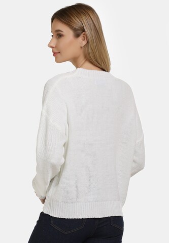 Usha Strickjacke in Weiß