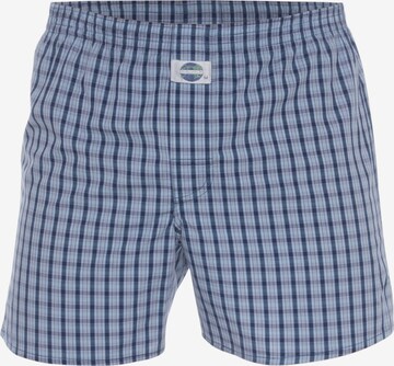 D.E.A.L International Boksershorts 'Check' i blå: forside