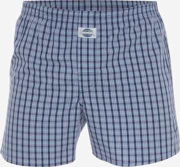 D.E.A.L International Boxer shorts 'Check' in Blue: front