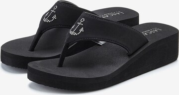 LASCANA Flip-Flops i svart