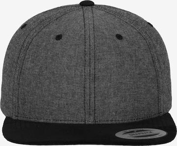 Cappello da baseball 'Chambray-Suede' di Flexfit in grigio: frontale