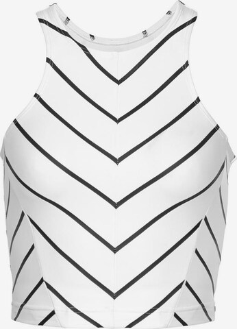 LASCANA ACTIVE Sports Top in White: front