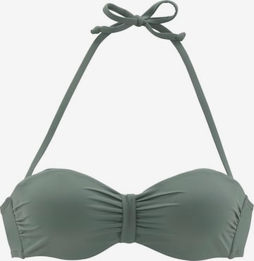 BENCH Bandeau Bikinioverdel 'Perfect' i grøn: forside