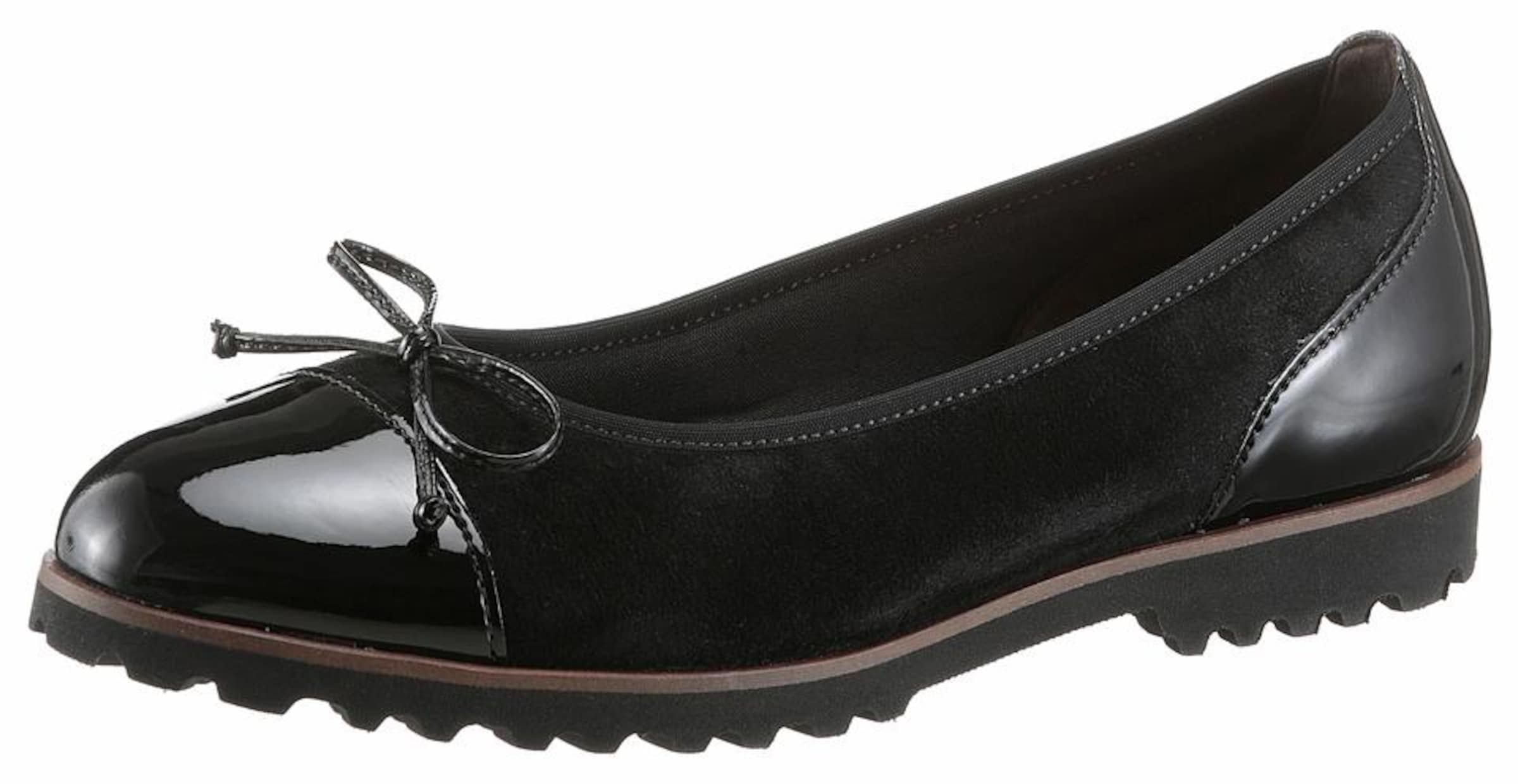 GABOR Ballerina in Schwarz: Vorderseite