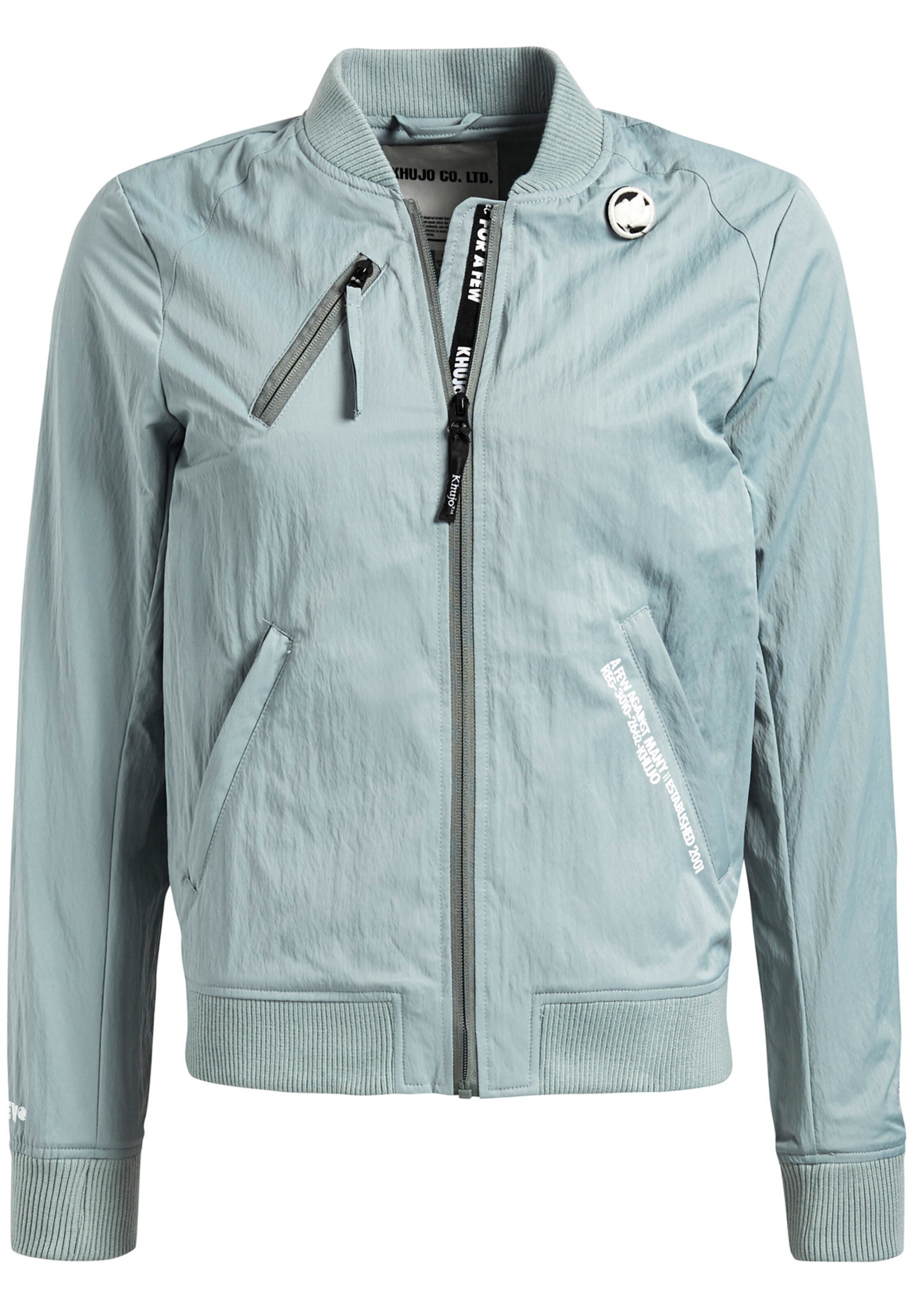 khujo - Tussenjas 'JANKA' in de kleur Pastelblauw