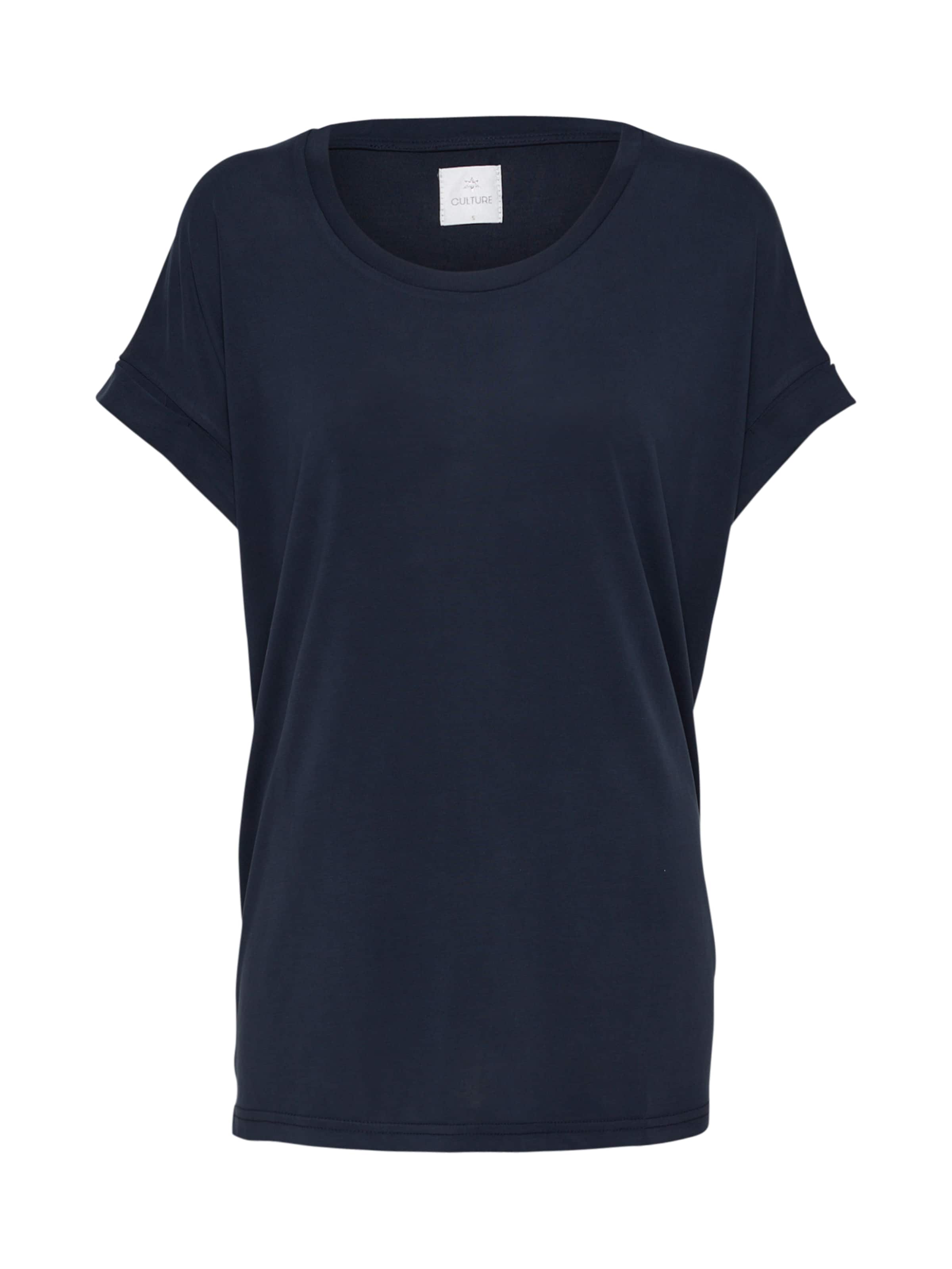 CULTURE - Camiseta 'Kajsa' en azul: frente