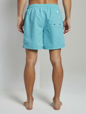 TOM TAILOR Zwemshorts 'Jeremy' in Blauw