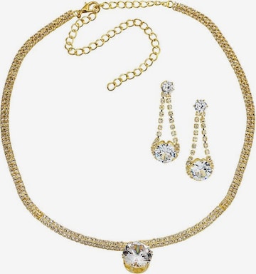 J. Jayz Jewelry Set in Gold: front