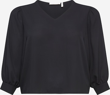 Guido Maria Kretschmer Curvy Collection Blouse 'LIZ' in Black: front