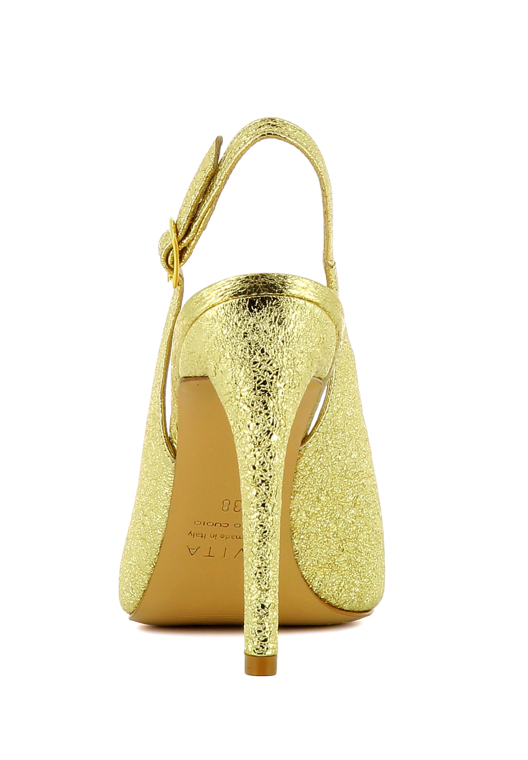 EVITA Slingpeeptoe in Gold