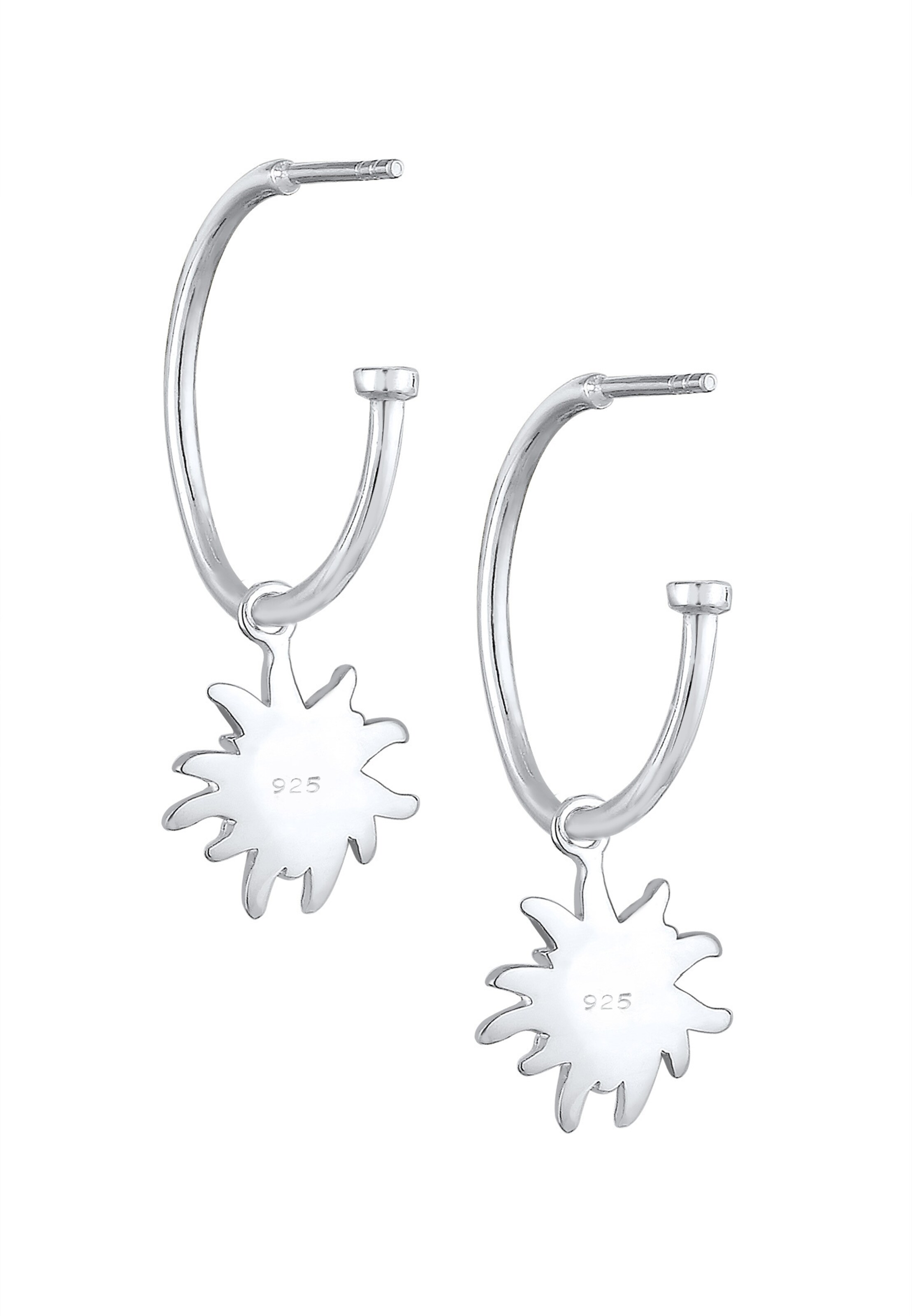 ELLI Earrings 'Edelweiss' in Silver