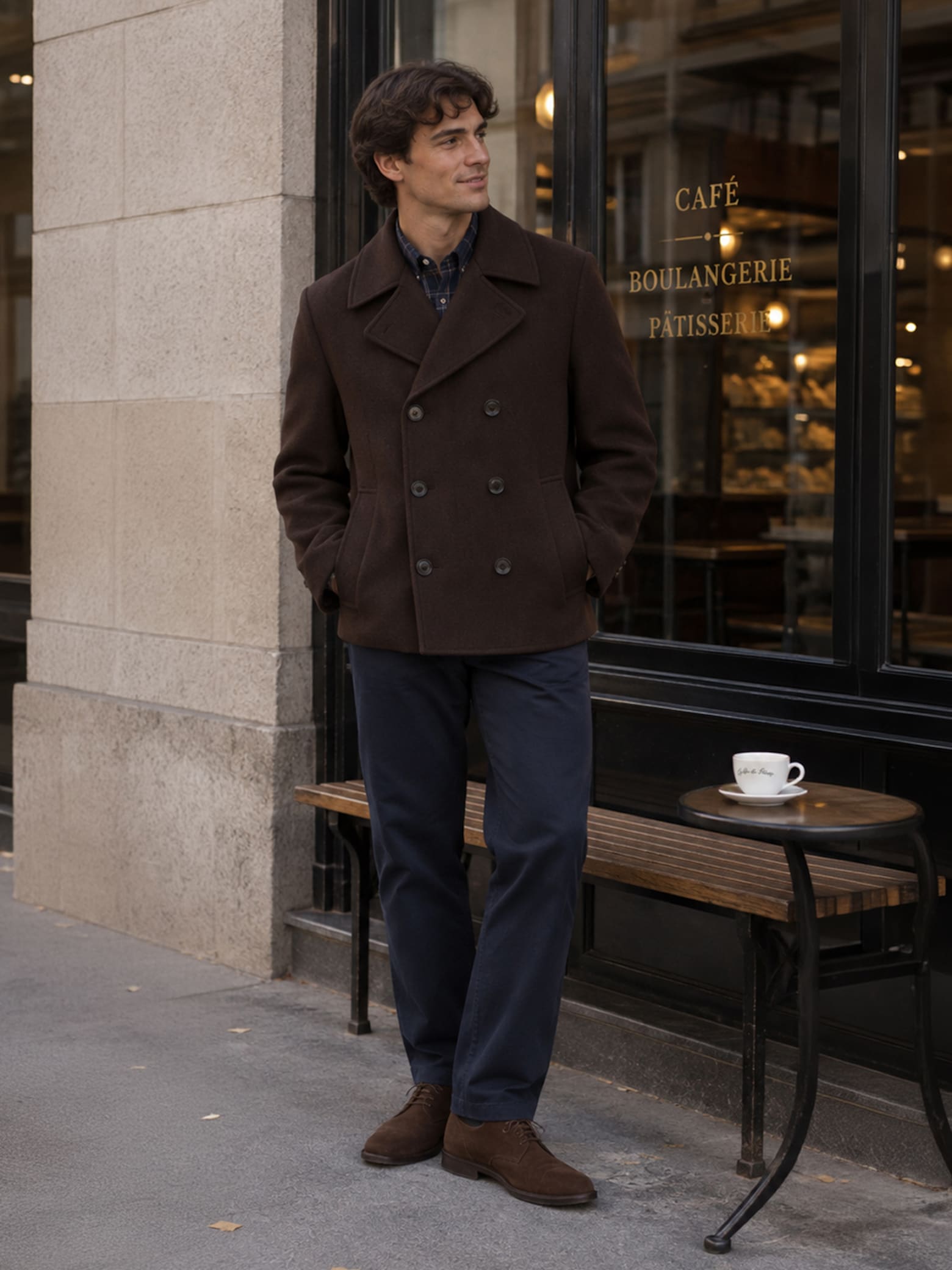 The AY Style Edit - Classic Autumn Brown Peacoat Look