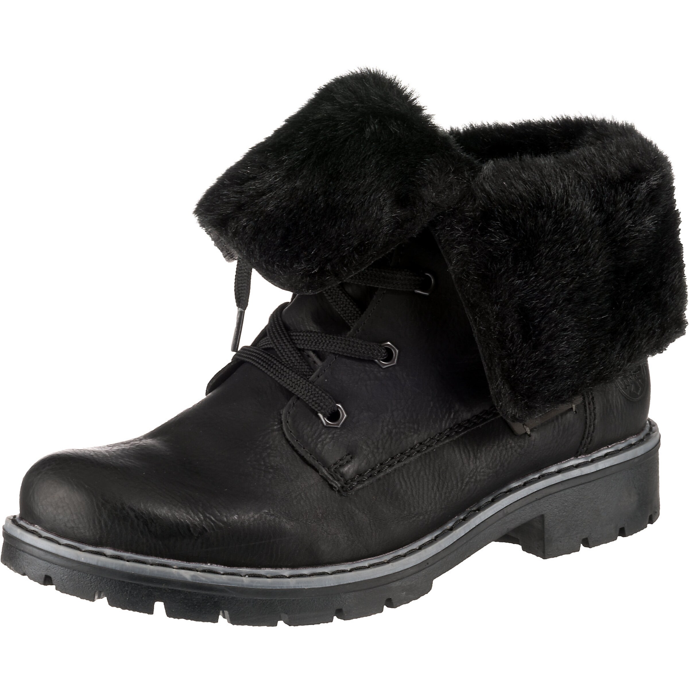 RIEKER - Snowboots in de kleur Zwart