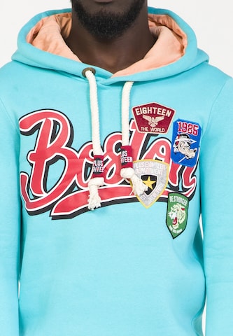 PLUS EIGHTEEN Sweatshirt in Blauw