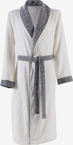 BOSS Home Long Bathrobe 'LORD' in Grey: front