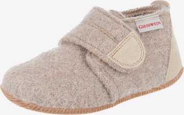 GIESSWEIN Slippers 'Oberstaufen' in Beige: front