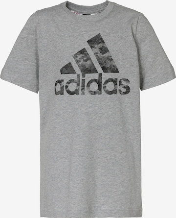 ADIDAS PERFORMANCE T-Shirt in Grau: front