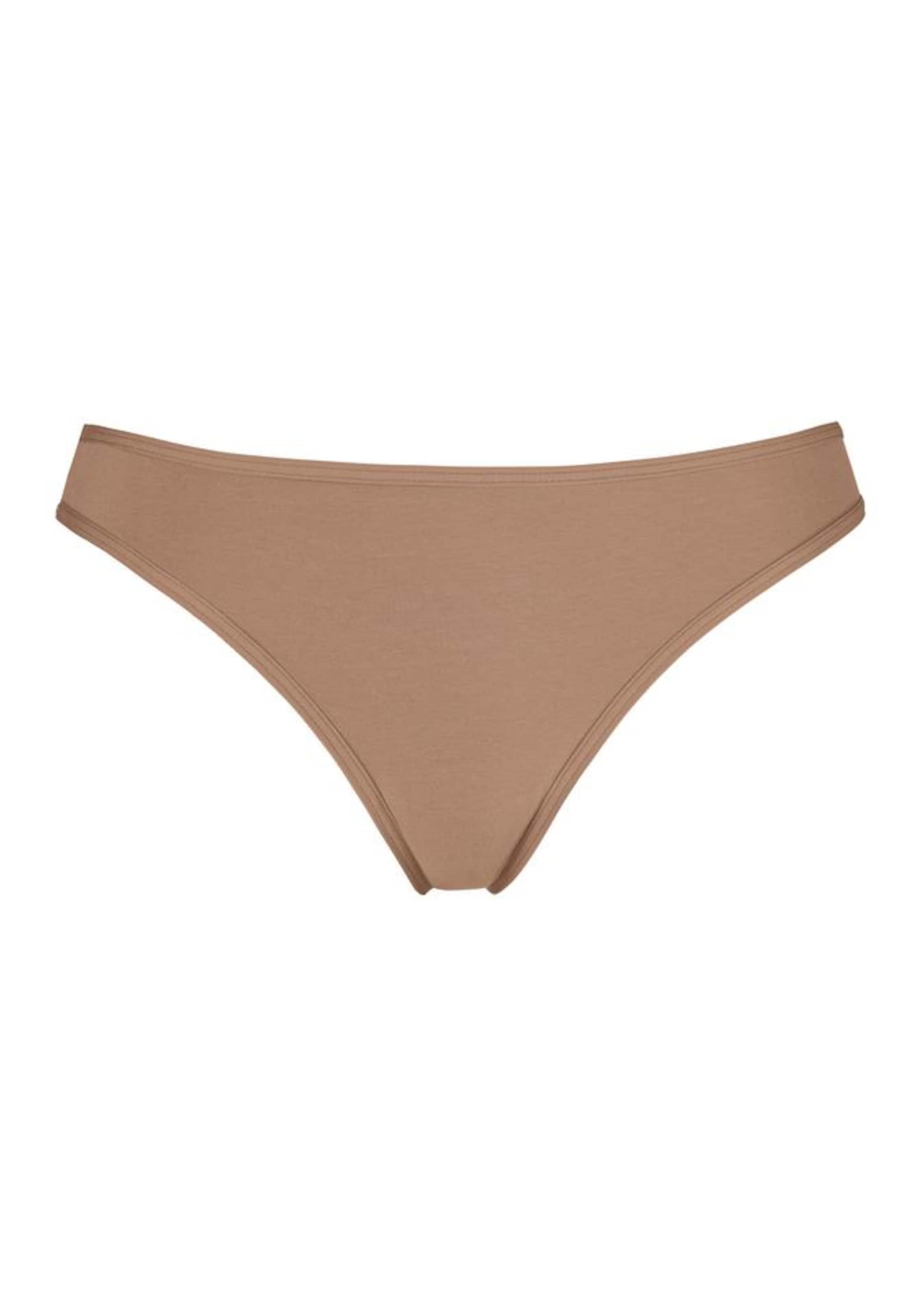 LASCANA String in Beige: voorkant