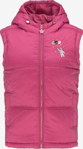 Gilet MYMO en rose : devant