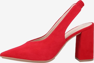 Lodi Pumps in Red