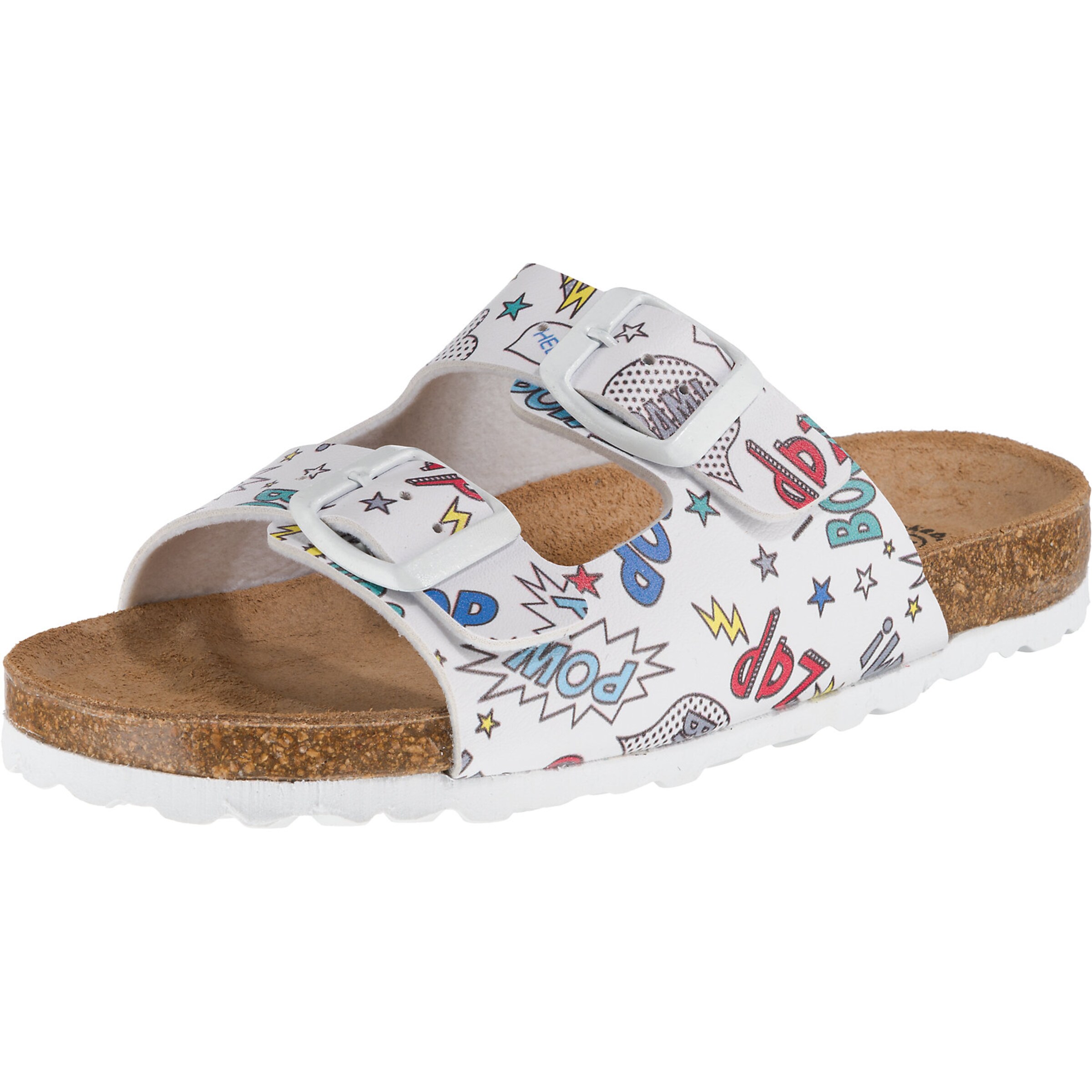 LICO Pantolette 'Bioline' in Weiß: Vorderseite